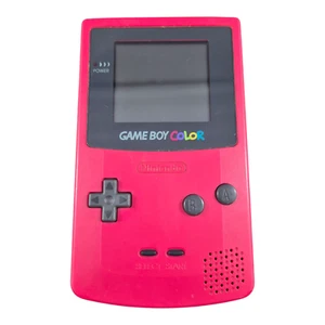 Game Boy Color (GBC) - Red - Handheld Console - Genuine - Tested Working - Picture 1 of 5