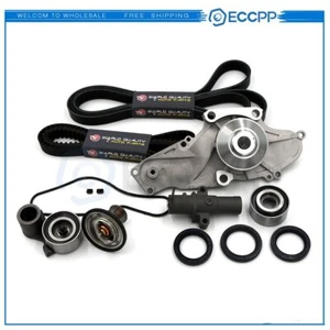 For Acura Honda Water Pump Timing Belt Thermostat Tensioner Kit TKH002C 3.5 3.7L - Picture 1 of 8