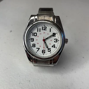 Reloj de moda para hombre plateado con parte posterior de acero inoxidable FMDOGE001 🔥 - Imagen 1 de 7