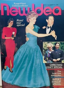 New Idea Magazine Australian 1985 November Royal Tour Special Christmas Craft - Picture 1 of 4