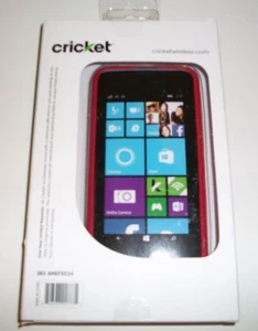 CRICKET VERTRAUEN ZWEIFARBIGE GEL HANDYHÜLLE PASSEND FÜR NOKIA LUMIA 530 ROT WEISS - Bild 1 von 2