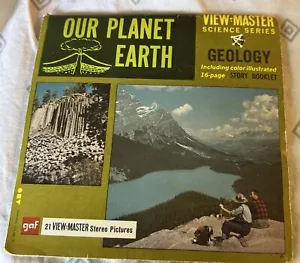 Confezione Mulinelli COLOR Gaf B675 Our Planet Earth Geology Science Series view-master - Foto 1 di 4