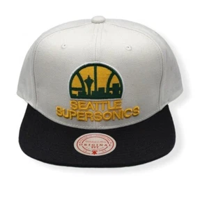 Mitchell & Ness Seattle Supersonics Fresh Crown HWC Adjustable Snapback Hat Cap - Picture 1 of 6
