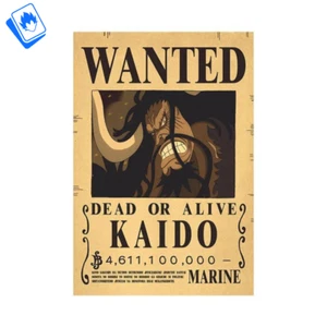 One Piece Poster Kaido 42x28,5 cm Kraftpapier Gelb - Bild 1 von 4