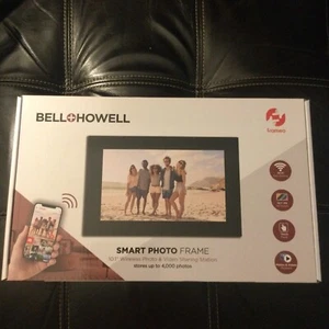 Bell + Howell 10.1" Smart Photo Frame with Frameo (Black), New, Factory Sealed - Picture 1 of 4