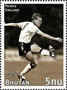 Estampillada sin montar o nunca montada deporte futbolista deportista Stuart Pearce Inglaterra Manchester West Ham / 8 - Imagen 1 de 1