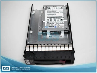 NOB 737572-001 HP EH0450JDYTK 450GB SAS3 12Gb/s 15K SFF HDD in 3.5" caddy - Image 1 of 3