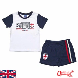 Juego de Camisa y Pantalones Cortos de Inglaterra de Inglaterra de Niños-Juego de Niños-Niños Inglaterra - Imagen 1 de 1