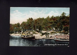 Lake Hopatcong, NJ Steamboat At Hendersons Point @ 1906 - Picture 1 of 2