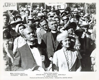 Inherit the Wind 1960 Movie Photo 8x10 Claude Akins Fredric March  *P116a - Image 1 of 2