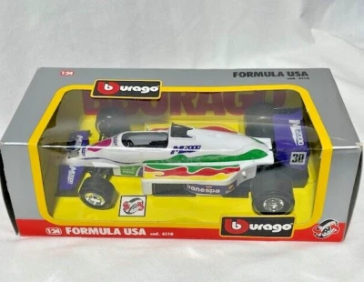 Bburago Formula USA #30 M2000 Race Car, 1/24, #6110, NIB, Italy - Image 1 of 3
