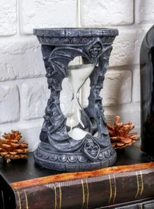 Ebros Time Waits For No Man Grim Reaper With Bats Invertible Sand Timer Figurine - Picture 1 of 7