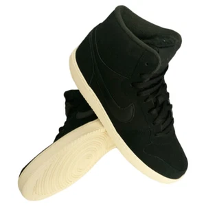 NEU MIT ETIKETT NIKE UVP $ 124,99 EBERNON MID SE DAMEN SCHWARZ HOHE SNEAKER GRÖSSE 11,5 - Bild 1 von 6