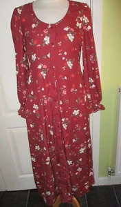BNWT SIZE 10  DOROTHY PERKINS LONG BUTTON FRONT SHIRT DRESS BERRY FLORAL - Picture 1 of 5