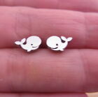 Small Whale - Stud Earrings - Hypoallergenic 316L Surgical Steel - GIFT BOXED