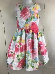 Special Occasions by Marmellata Girl’s Multi Color Floral Watercolor Dress Sz. 6 - Picture 1 of 18