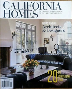 CALIFORNIA HOMES Magazine - Architecture / Arts & Distinctive Design, 20th Anniv - Picture 1 of 2