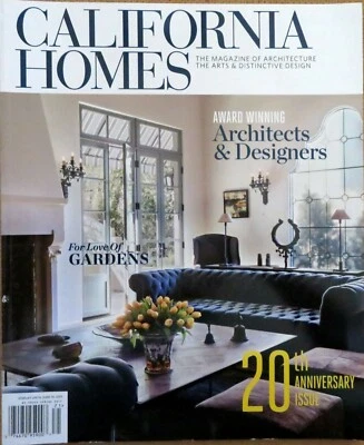 CALIFORNIA HOMES Magazine - Architecture / Arts & Distinctive Design, 20th Anniv - Image 1 of 2