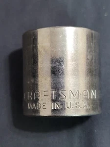 Craftsman 3/8" drive 13/16" Socket G1 44338 12 pt. Made in USA D2 - Bild 1 von 5
