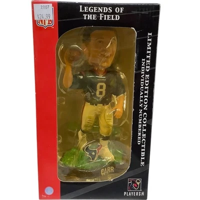 Figura Bobblehead David Carr #8 NFL Houston Texans Edición Limitada Numerada Foto 1 de 4