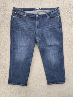 Levis Boyfriend Jeans Womens 24W Blue Stretch Denim Relaxed Fit Plus Size - Image 1 of 4