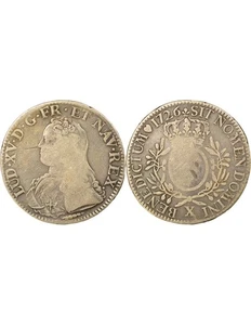 Frankreich Louis XV - Silber Taler, mit bekleideter Büste - 1726 X Amiens - Bild 1 von 3