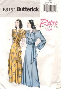 Retro '48 Misses' 8-14 Vintage BATA Butterick 5152 Patrón de Costura SIN CORTAR ©2007 - Imagen 1 de 5