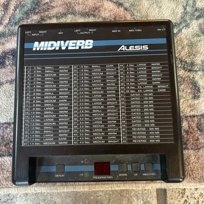 Alesis Midiverb Versión de Escritorio Vintage Original 27641 Foto 1 de 4