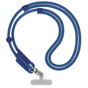 8mm Rope Cross Body Strap with Card - Blue - Picture 1 of 2