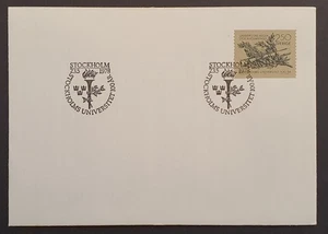 Sweden stamps 1978 Stockholm University Centenary First day cover - Picture 1 of 2