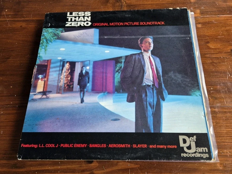 VARIOUS - LESS THAN ZERO SOUNDTRACK LP 460449 1 DEF JAM RECORDINGS 1987 VG+! - Image 1 of 1