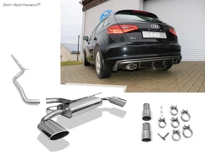 FOX Duplex Impianto Racing da Catalizzatore Audi A3 8V Sportback 1.8TFSI - Immagine 1 di 4