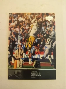 1997 Upper Deck NFL Legends Auto Donnie Shell #AL-24 HOF - Picture 1 of 2