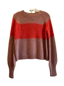 All Saints Lou Uno Pullover italienisches Garn Damengröße Small dunkelrosa rosa neu mit Etikett - Bild 1 von 6