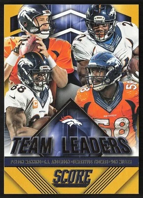 2015 Score #25 C.J. Anderson / Demaryius Thomas / Peyton Manning / Von Miller - Image 1 of 2