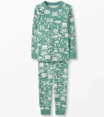 NWT Hanna Anderrson PJs 130 (US 8) Pale Green Vintage Village - Image 1 of 2