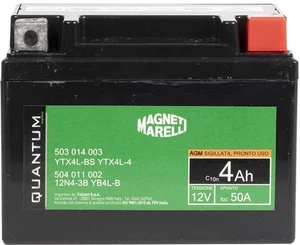 Magneti marelli batteria moto e scooter 4AH 12V 50A tecnologia AGM sigillata pol - Imagen 1 de 10