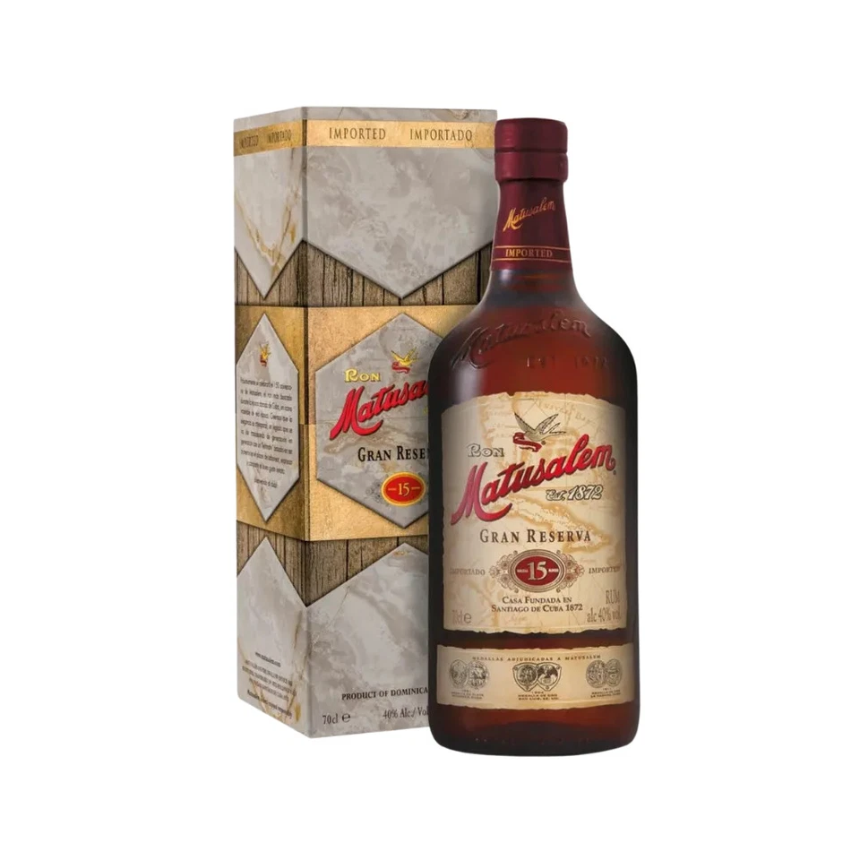 Rum Matusalem Gran Riserva 15 Anni cl. 70 Reserve Astuccio Idea Regalo - Immagine 1 di 1