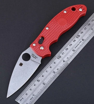 Red Survival Tactical Pocket Folding Knife Manix 2 Nylon Handle Super Light Gift - Image 1 of 4