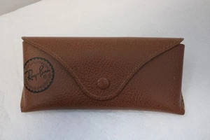 Ray Ban Unisex Brillenetui Tasche Etui Flach Braun sehr guter Zustand - Bild 1 von 2