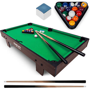 Billardtisch Pool Mini Billard Spiel Billiardtisch Tisch mit Zubehör Neo-Sport