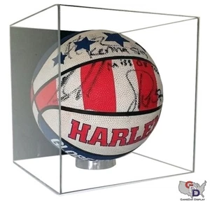 Estuche de baloncesto de montaje en pared de acrílico Tamaño completo NBA NCAA UV Protect GameDay - Imagen 1 de 3