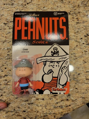 Super7 Peanuts Linus Reaction Figure New in Sealed Package Schulz Charlie Brown Cover