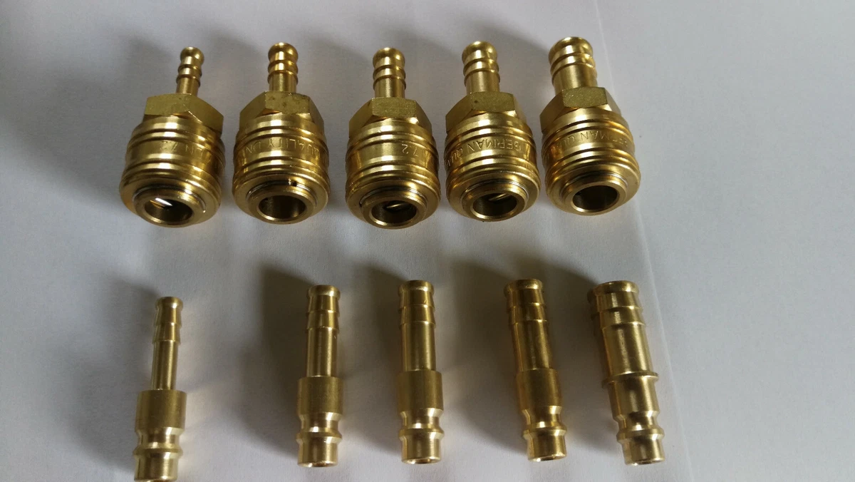 Schlauchanschluss Aus Edelstahl – 3/8x8 Mm, Rostfrei, Für Wasser- & Luftschläuche