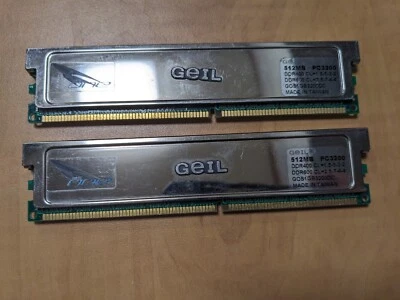 GEIL GOS1GB3200DC - EXTREMELY RARE RAM!  DDR400 512MB PC3200 - WORKING GREAT! - Image 1 of 4