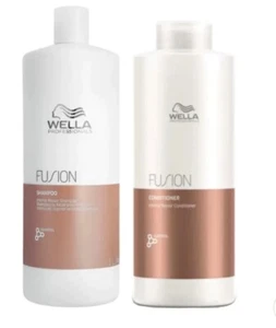 Wella Professional Fusion Intense Repair 1lt Duo Pack Shampoo Conditioner - Picture 1 of 1