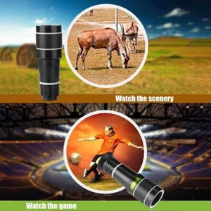 Telephoto Lens External Mobile Phone Camera Lens with Clip for Viewing Travel - Zdjęcie 1 z 7