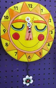 NUEVO RELOJ DE PARED DISEÑO ALLEN "RELOJ BRILLANTE FLORECIENTE" 6016858 - Imagen 1 de 2
