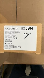 Corning Costar 96 Piastra di prova per pozzetti fondo piatto con coperchio # 3904 sterile, 25/Pk - Foto 1 di 1
