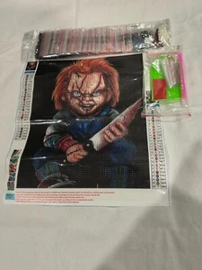 5D DIY Artificial Diamond Wall Art Painting Kit Craft-Child's Play (Chucky - Picture 1 of 1